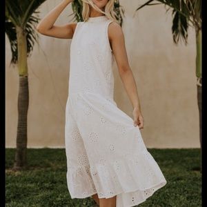Roolee eyelet dress by sweet rain size small